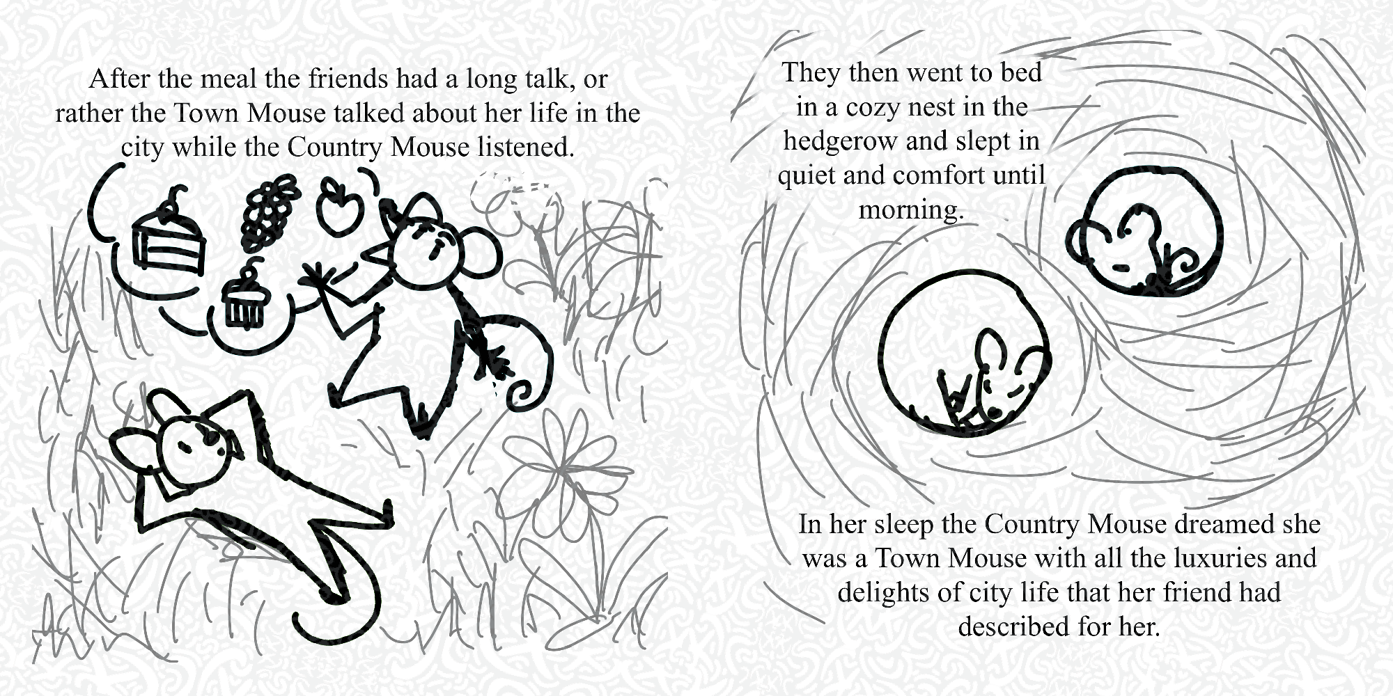 The Town Mouse and the Country Mouse Page 5-6
